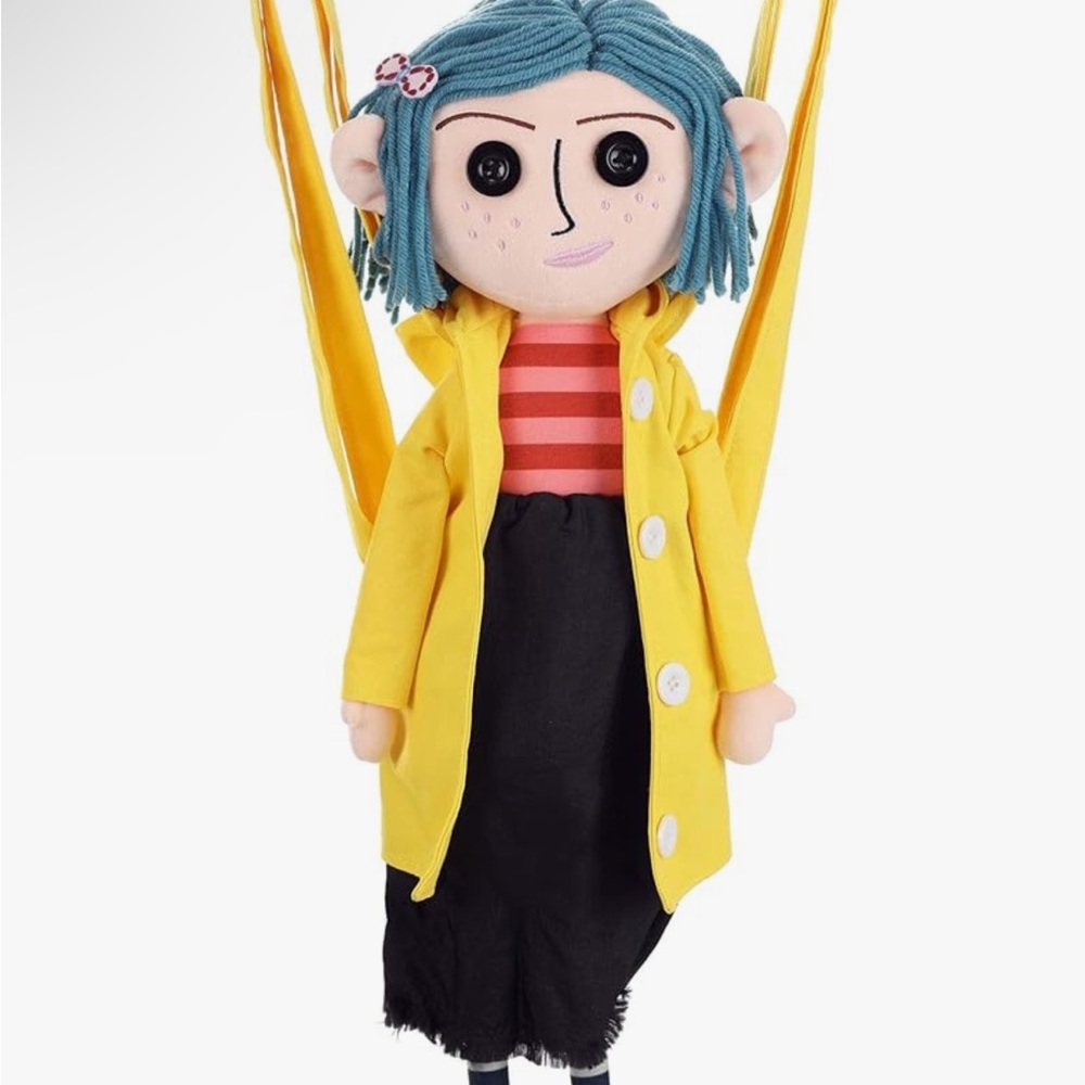 Plush Coraline Doll Backpack